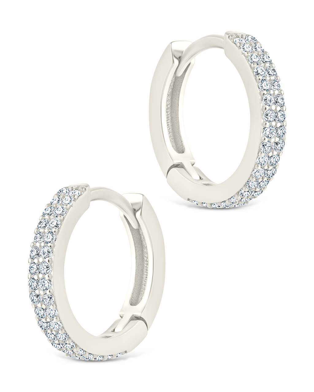 Sterling Silver Emerson Micro Hoops