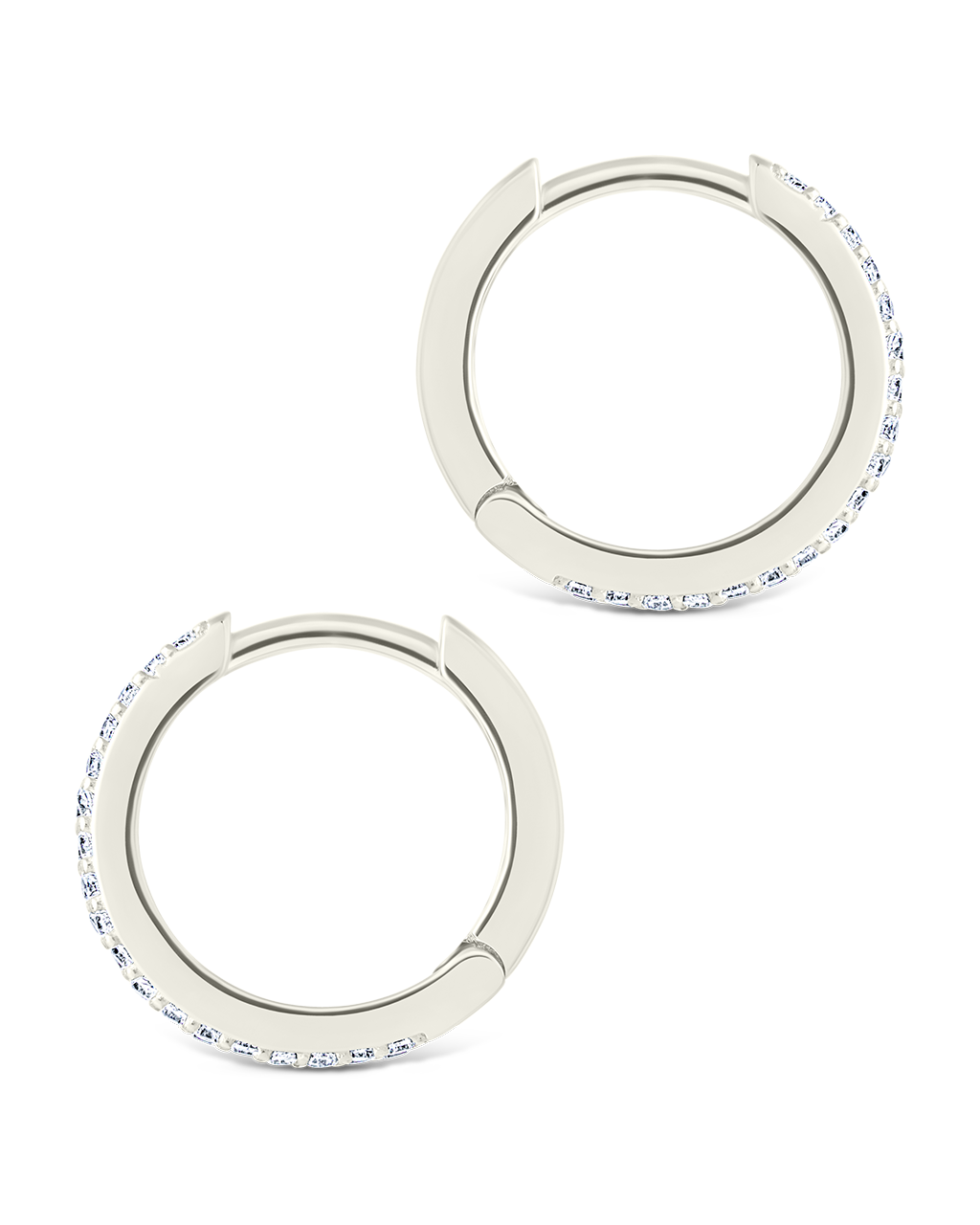 Sterling Silver Emerson Micro Hoops