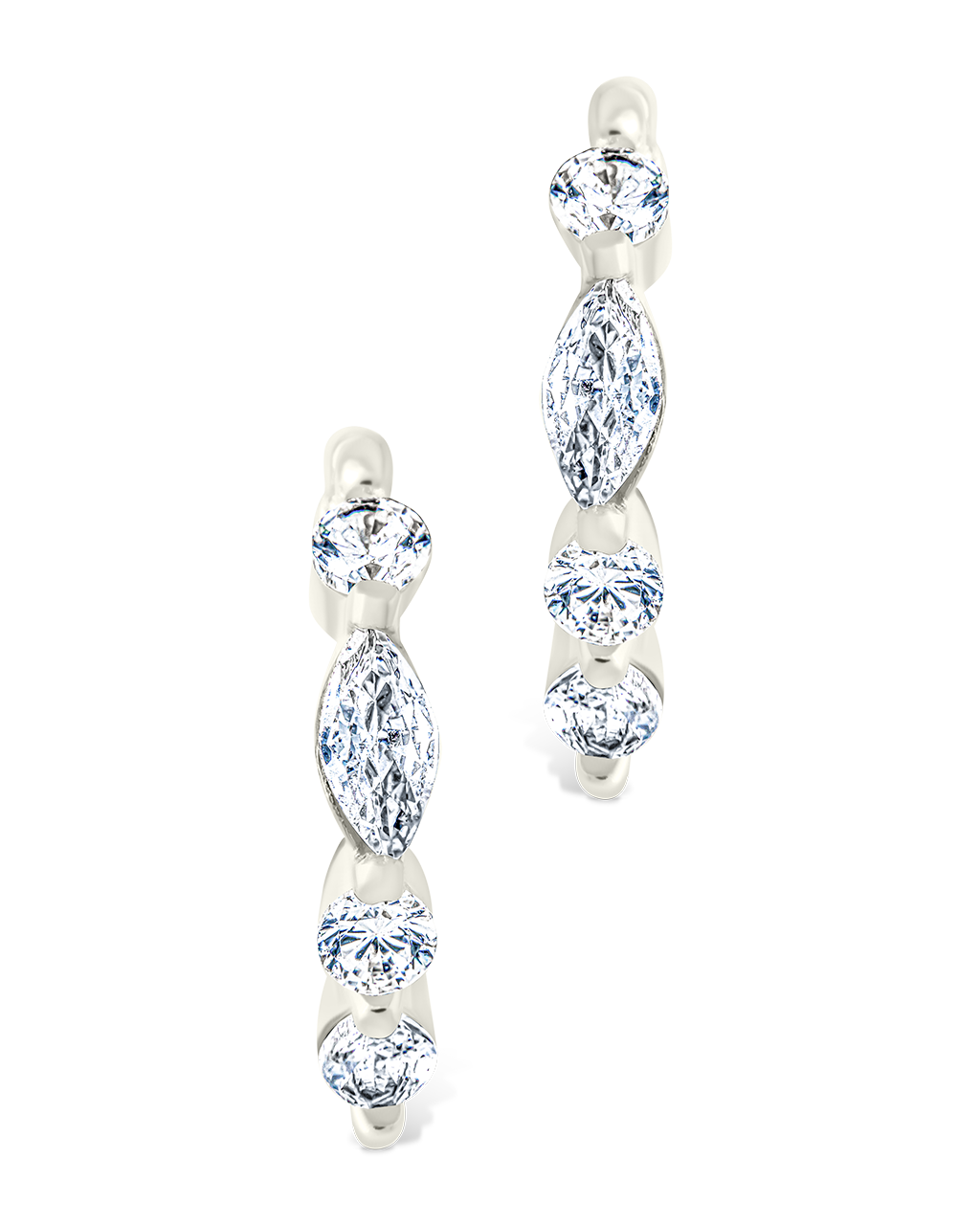 Sterling Silver Kensington Micro Hoops