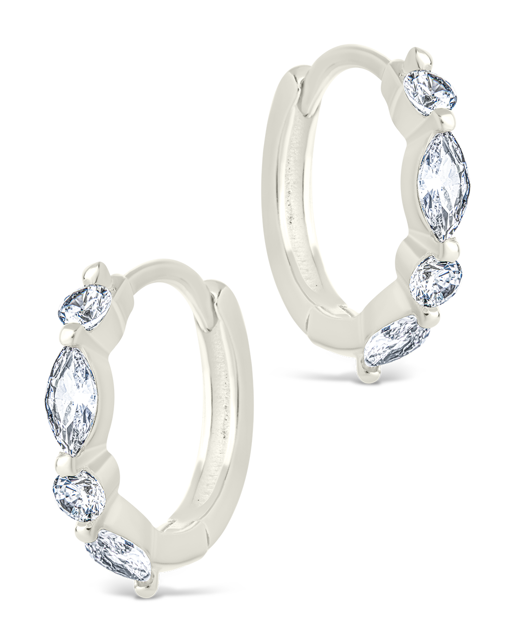 Sterling Silver Kensington Micro Hoops