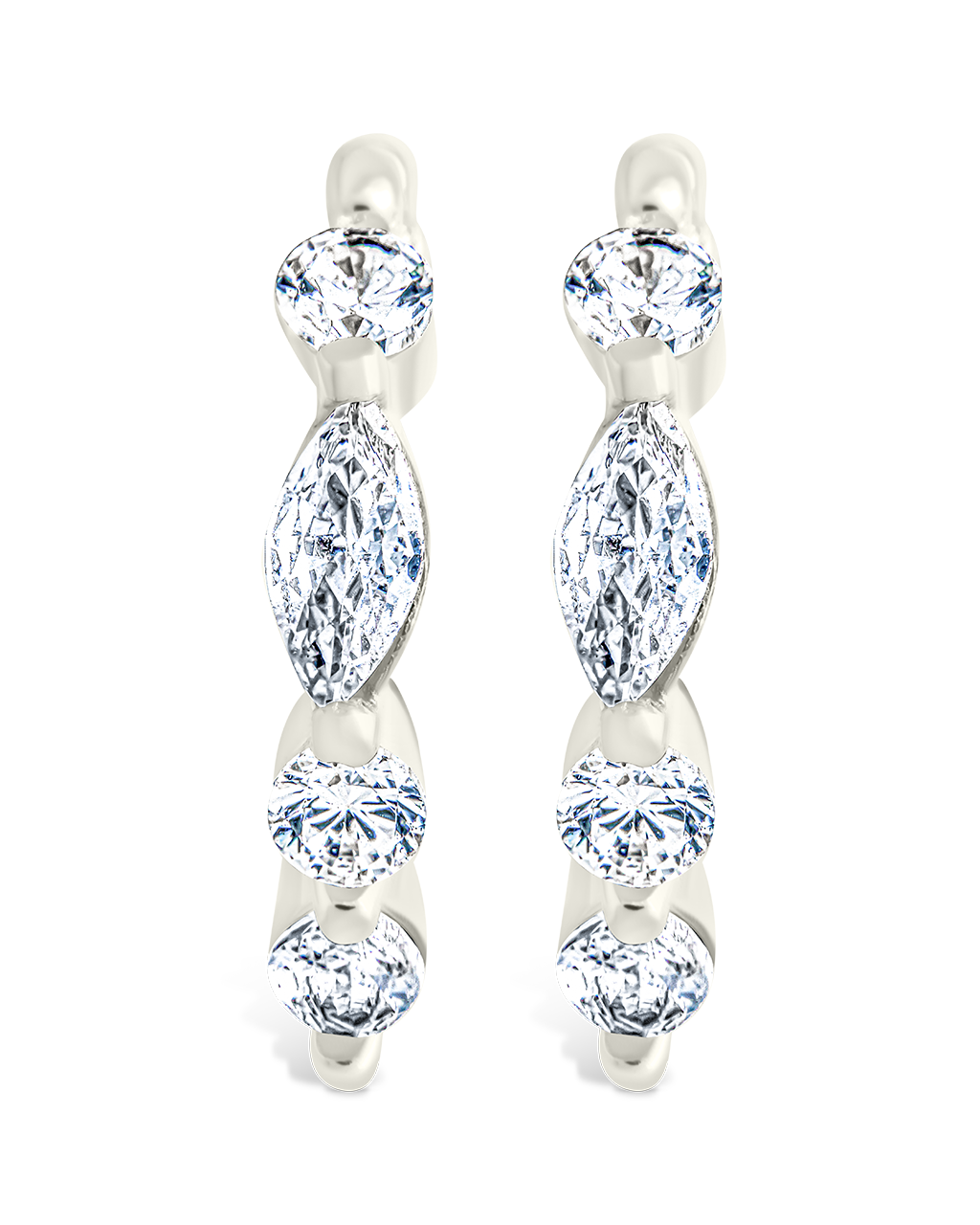 Sterling Silver Kensington Micro Hoops