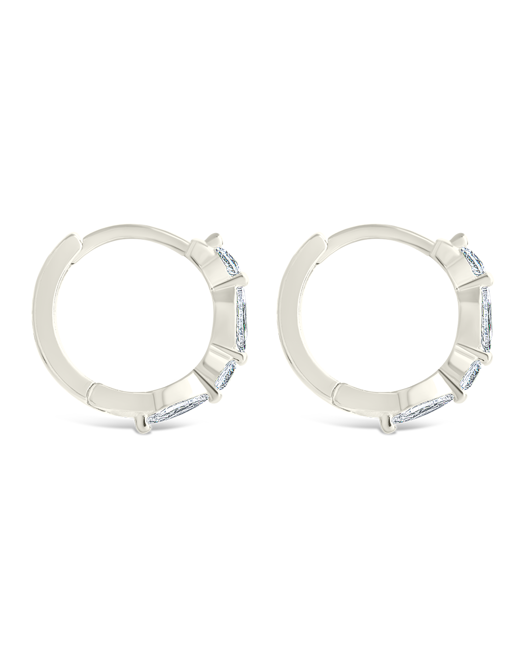 Sterling Silver Kensington Micro Hoops