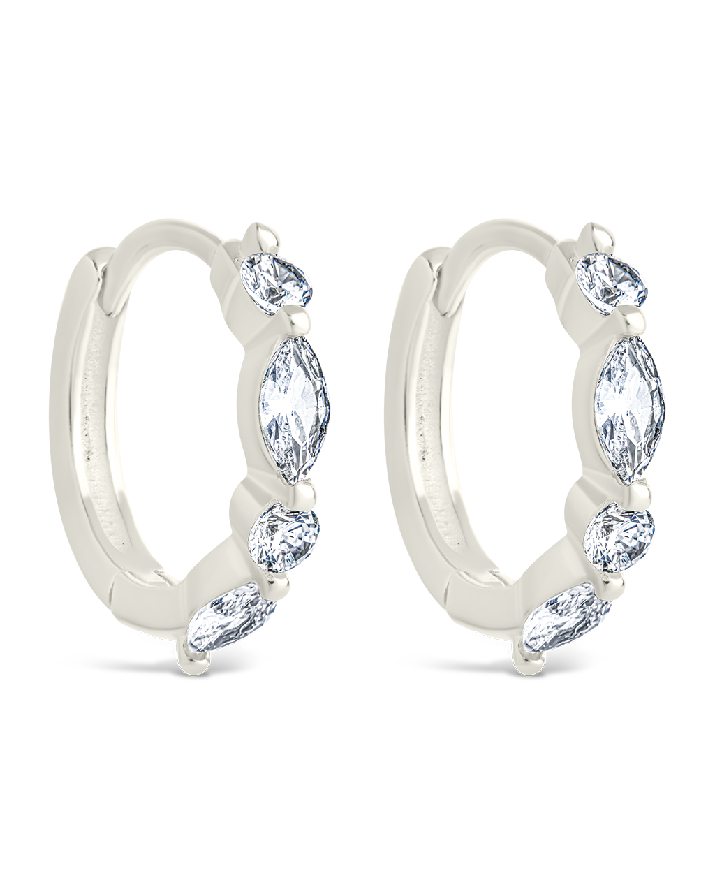 Sterling Silver Kensington Micro Hoops