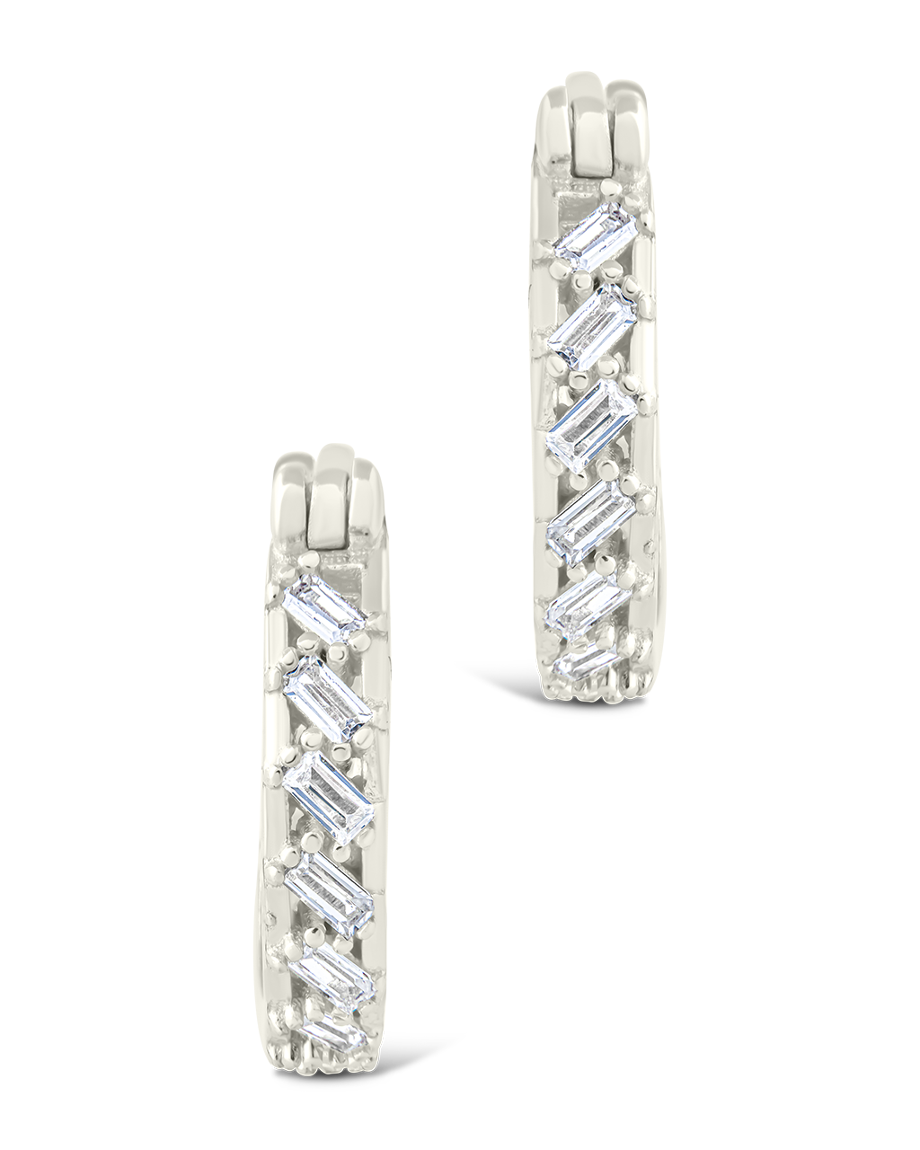 Sterling Silver Norabelle Micro Hoops