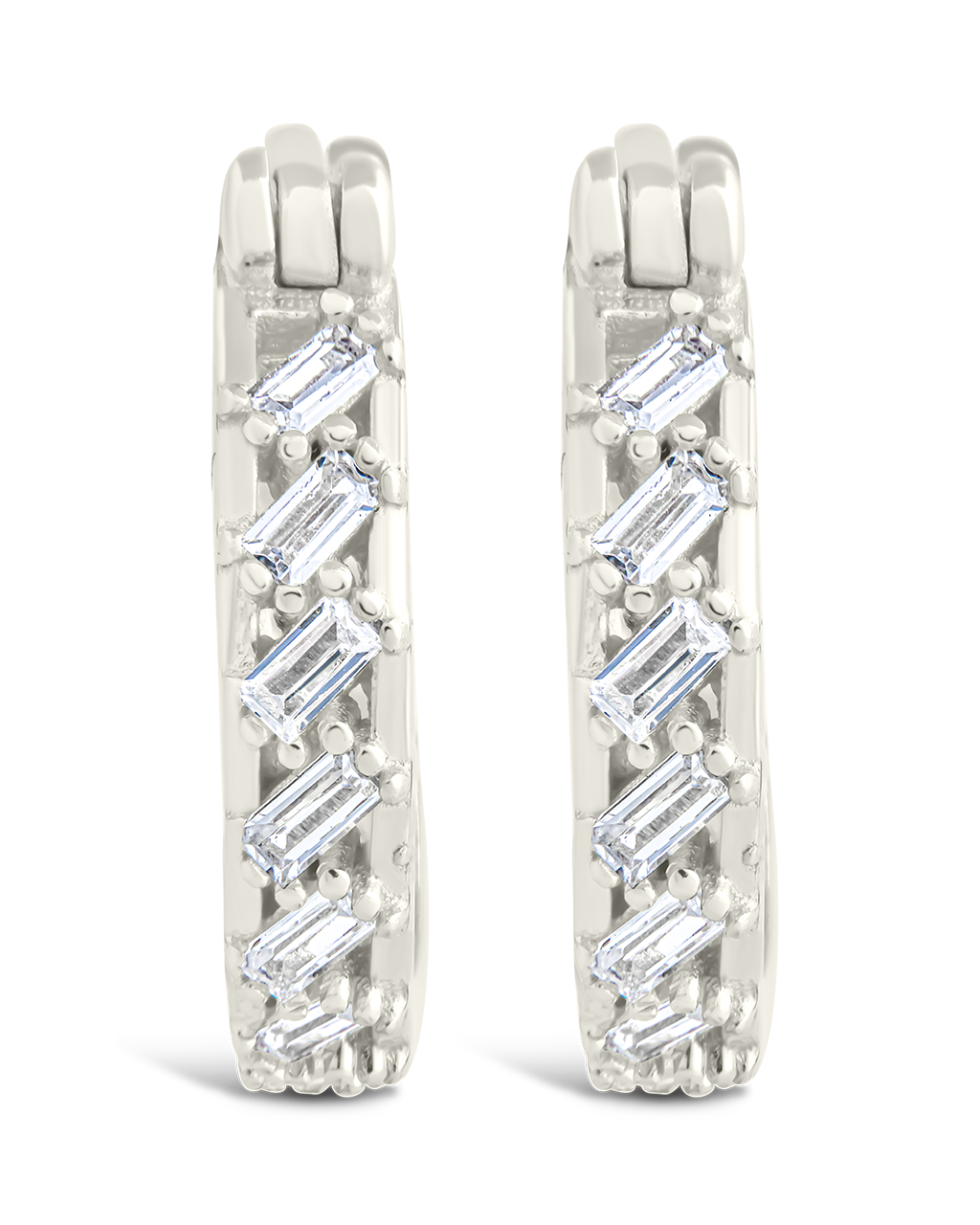 Sterling Silver Norabelle Micro Hoops