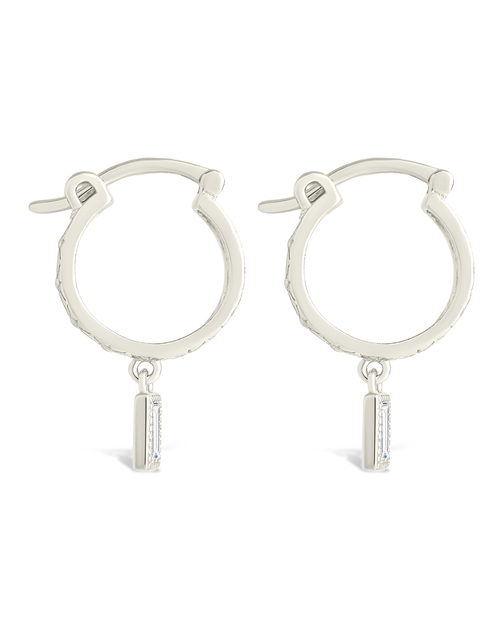Sterling Silver Oaklyn Micro Hoops