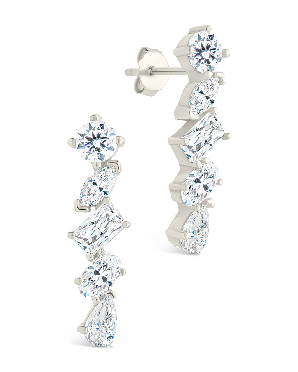Sterling Silver Blythlyn CZ Studs