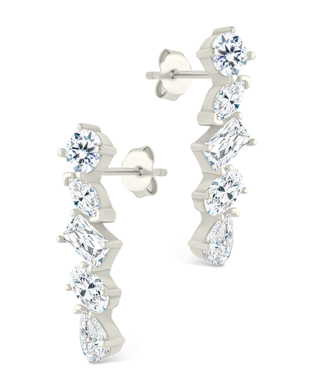 Sterling Silver Blythlyn CZ Studs