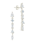 Sterling Silver Jacinda CZ Dangle Earrings