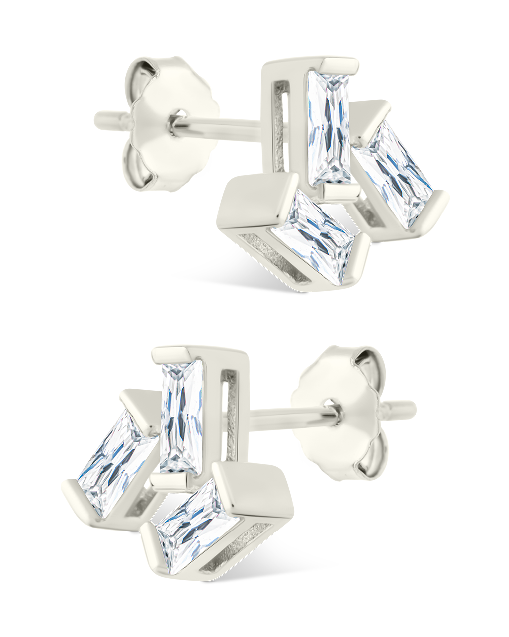 Sterling Silver Macy CZ Studs