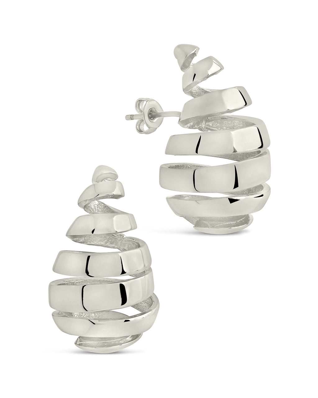 Margot Ribbed Stud Earrings