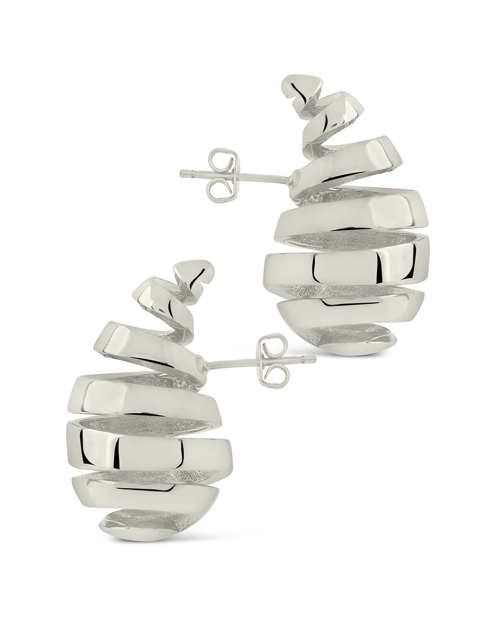 Margot Ribbed Stud Earrings