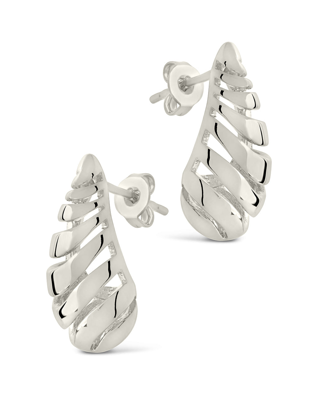 Carla Coiled Stud Earrings