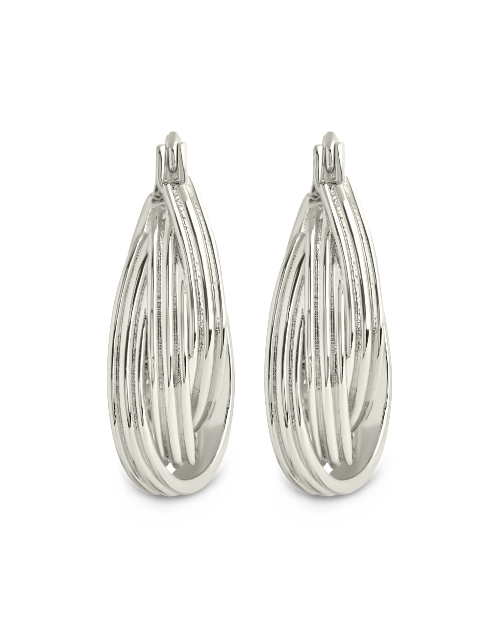 Emery Triple Row Layered Earrings