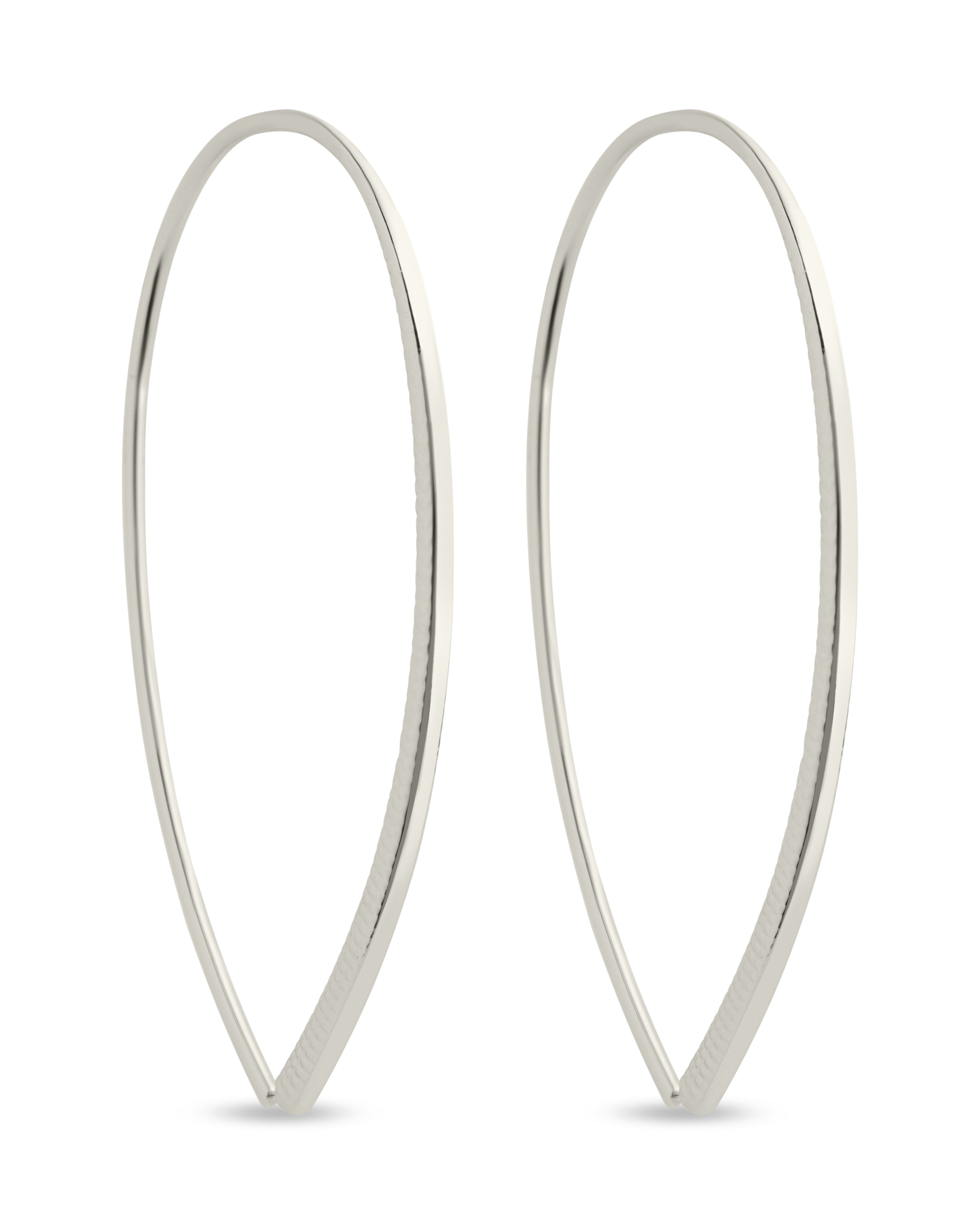 Delicate Threader Hoop Earrings