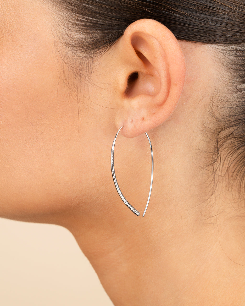 Delicate Threader Hoop Earrings