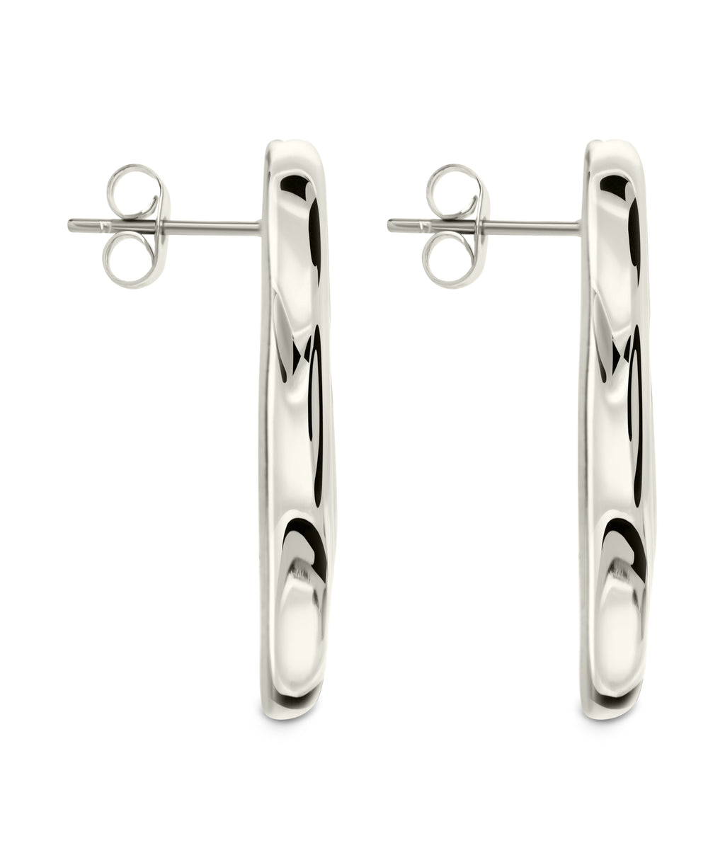 Monet Molten Metal Bar Stud Earrings