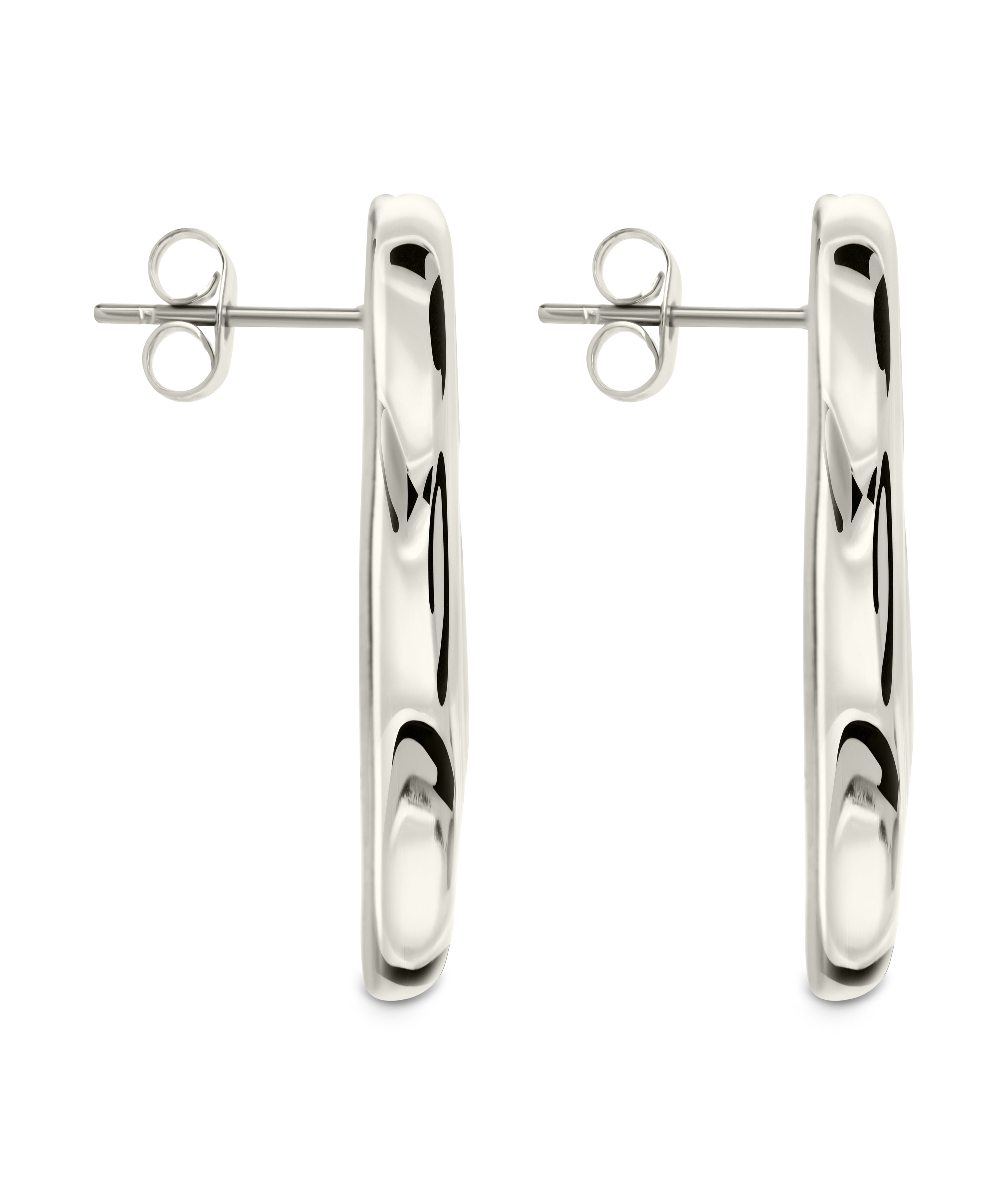 Monet Molten Metal Bar Stud Earrings