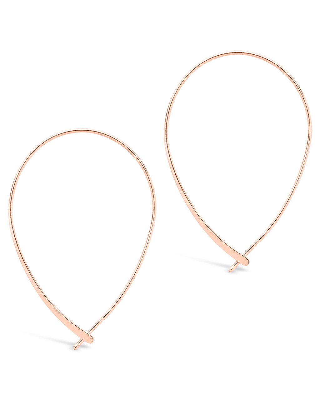 Delicate Threader Hoop Earrings