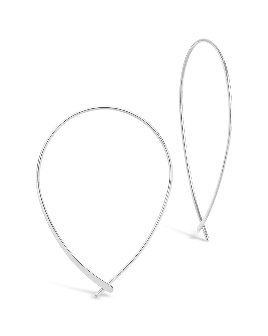 Delicate Threader Hoop Earrings