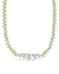 Tatum Adjustable CZ Tennis Necklace