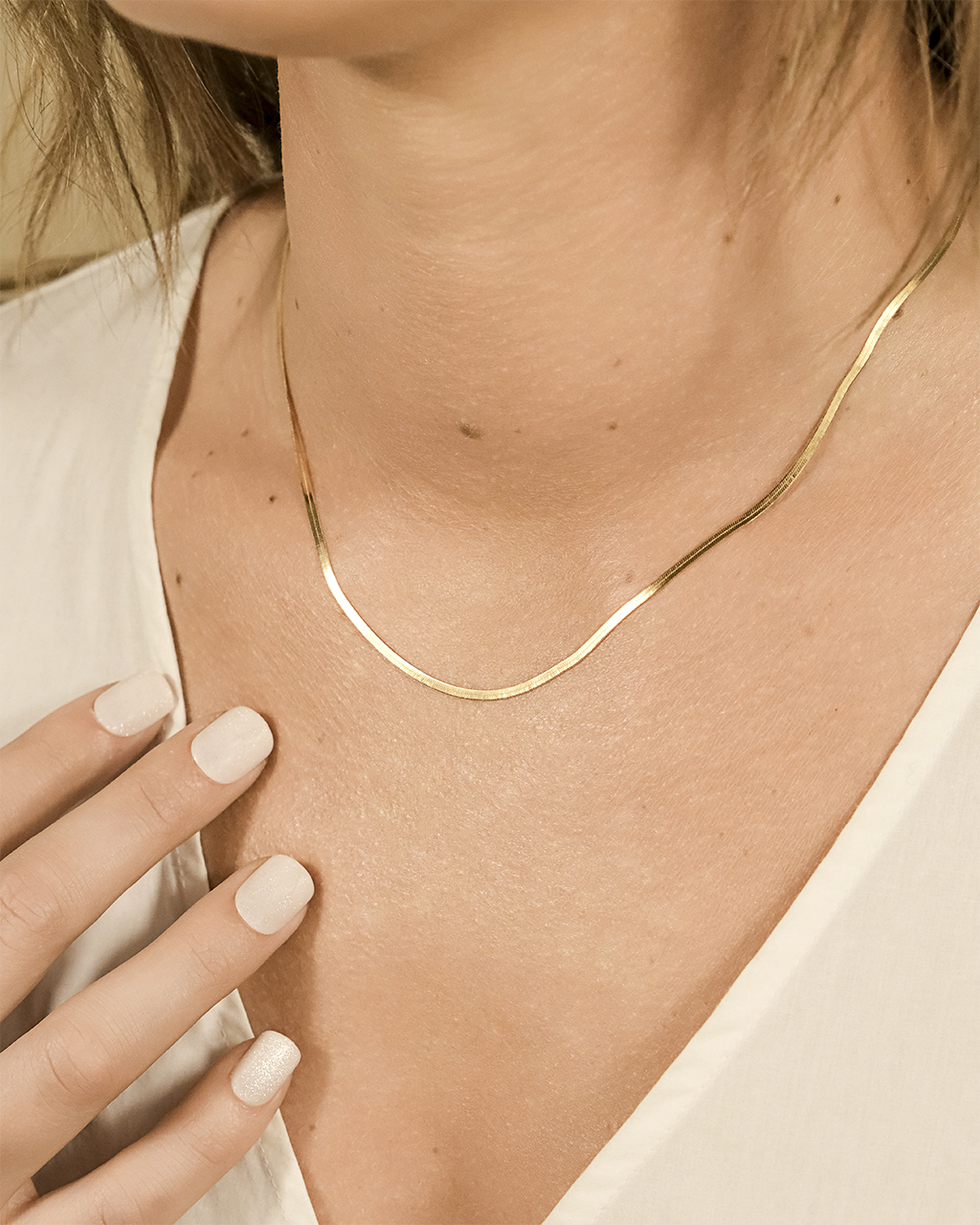 Sterling Silver Herringbone Chain