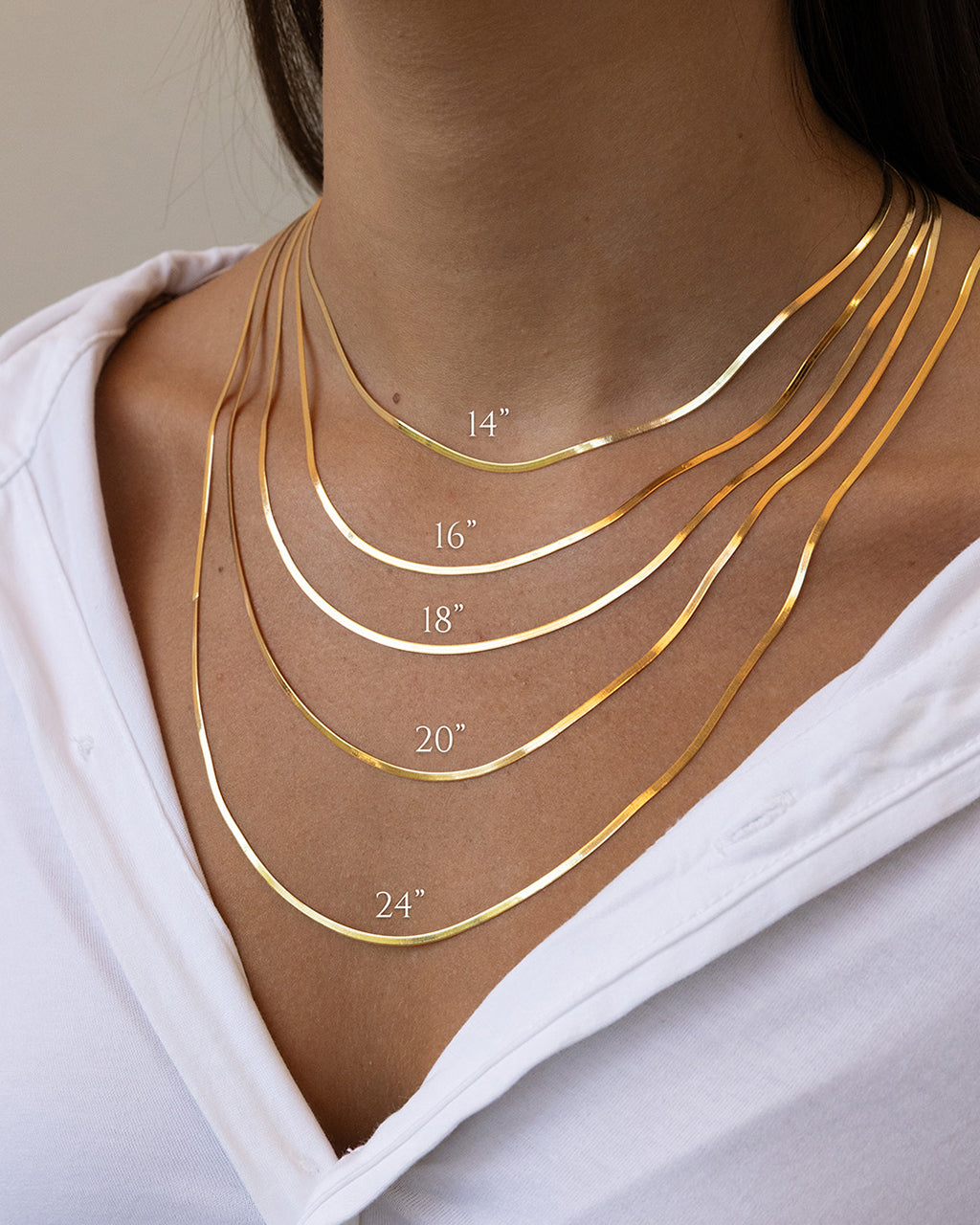 Sterling Silver Herringbone Chain