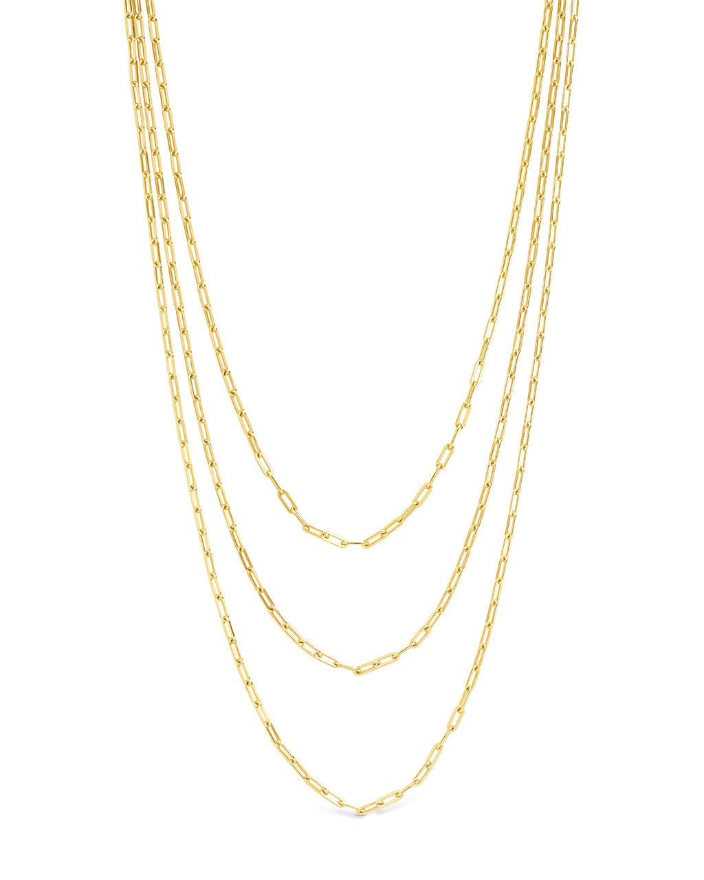 Sterling Silver Paperclip Chain Necklace