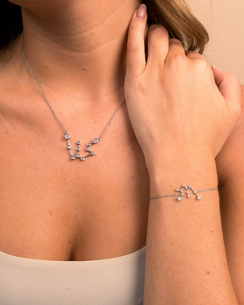 'When Stars Align' Constellation Necklace and Bracelet Set