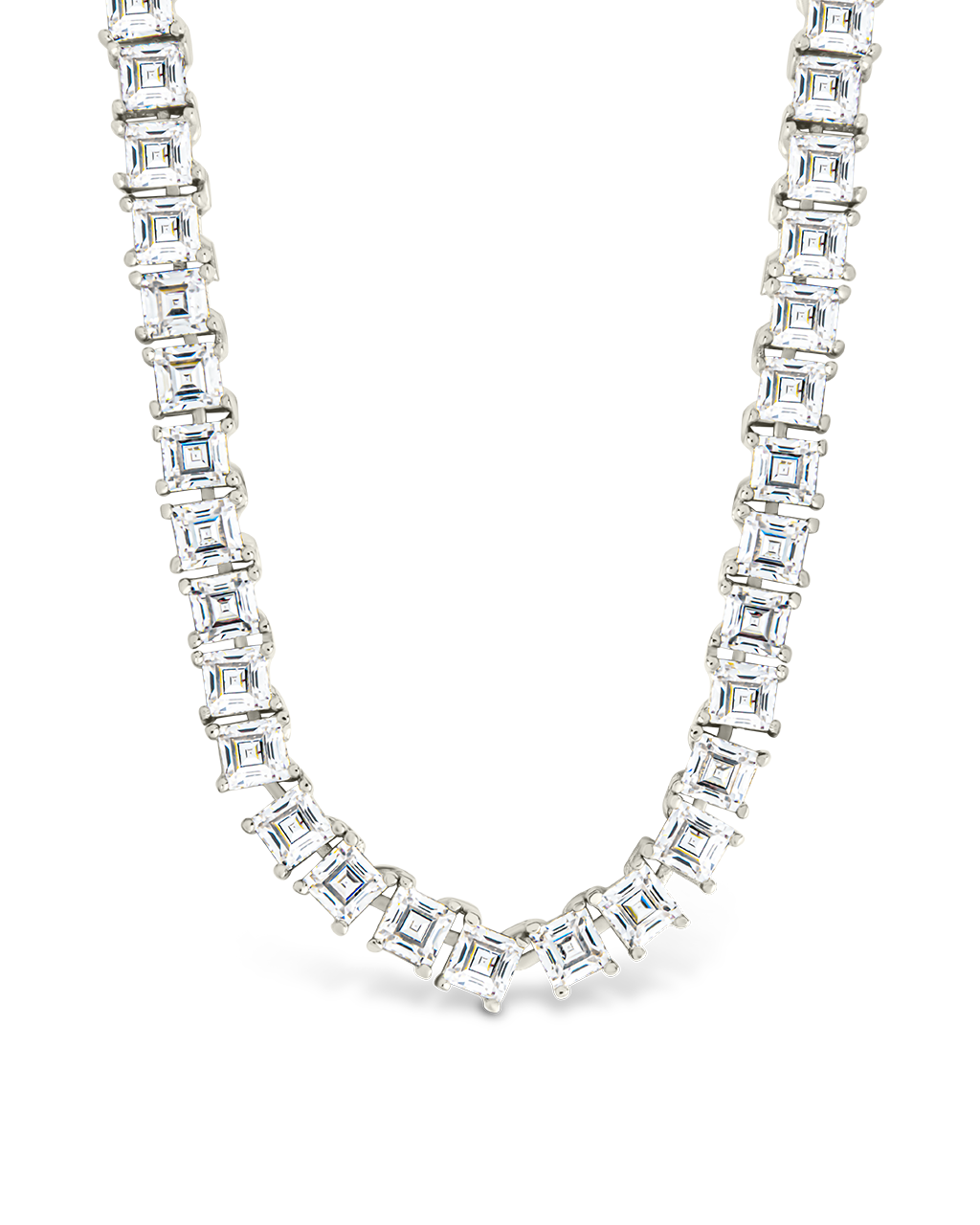Brette Adjustable CZ Tennis Necklace