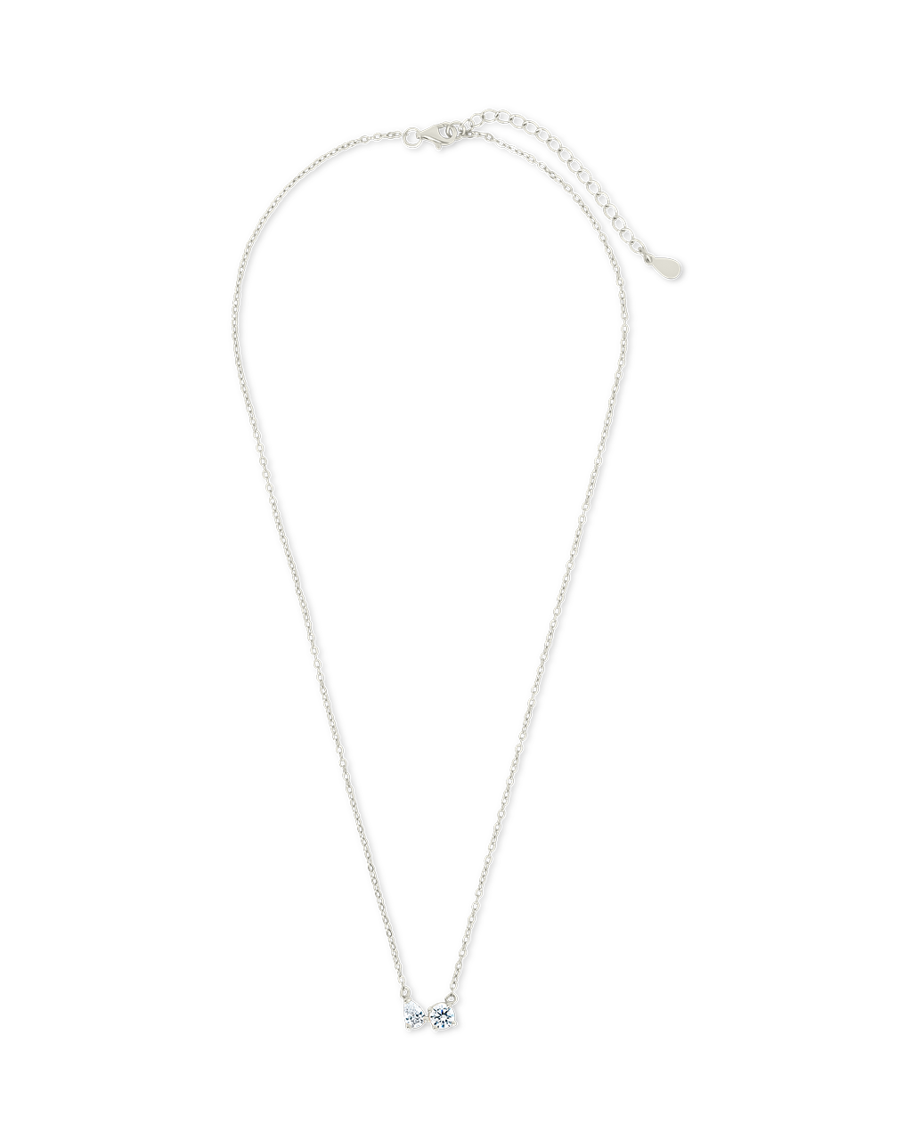 Sterling Silver Carolyn CZ Necklace