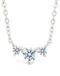 Sterling Silver Robin CZ Necklace