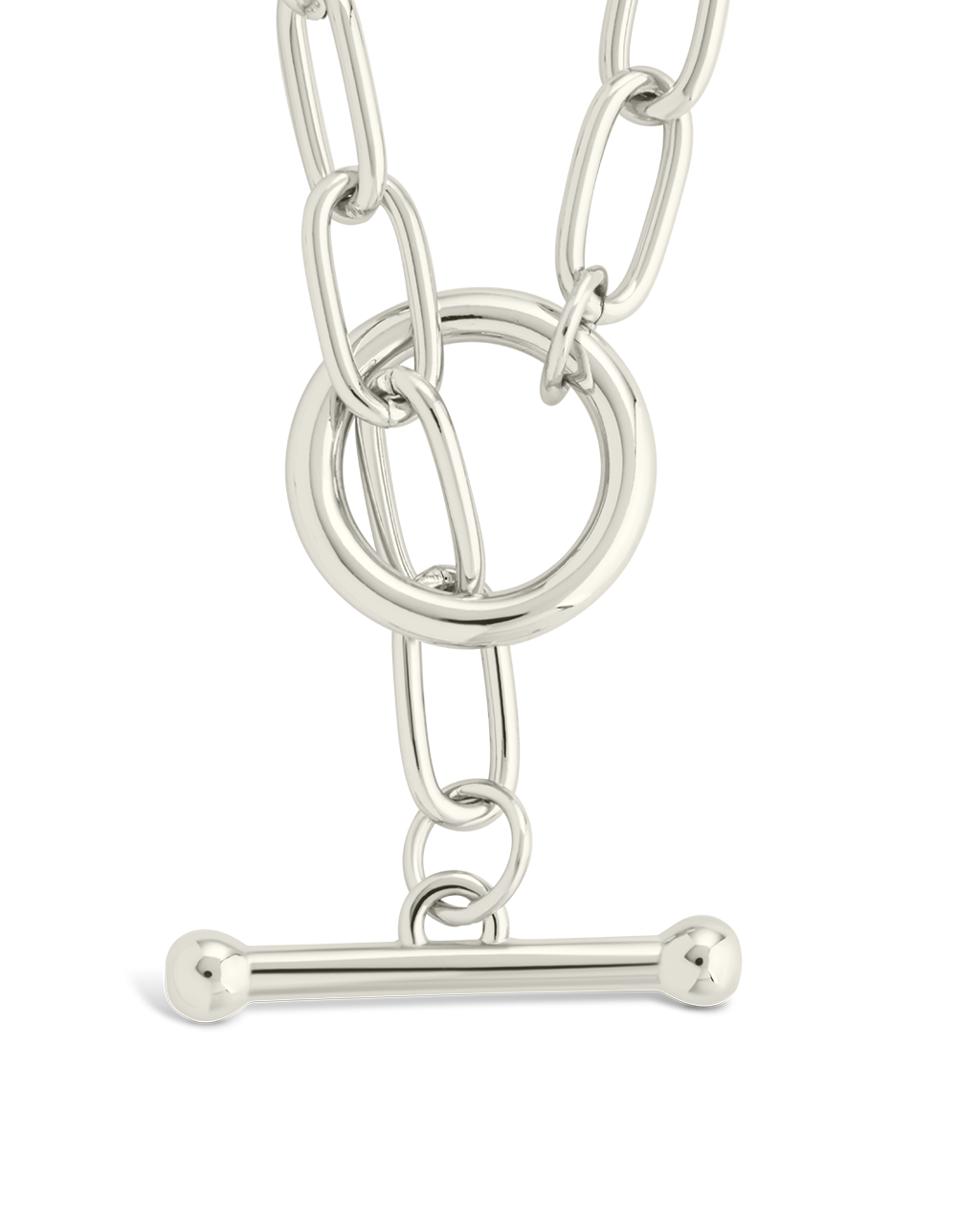 Ledger Paperclip Toggle Necklace