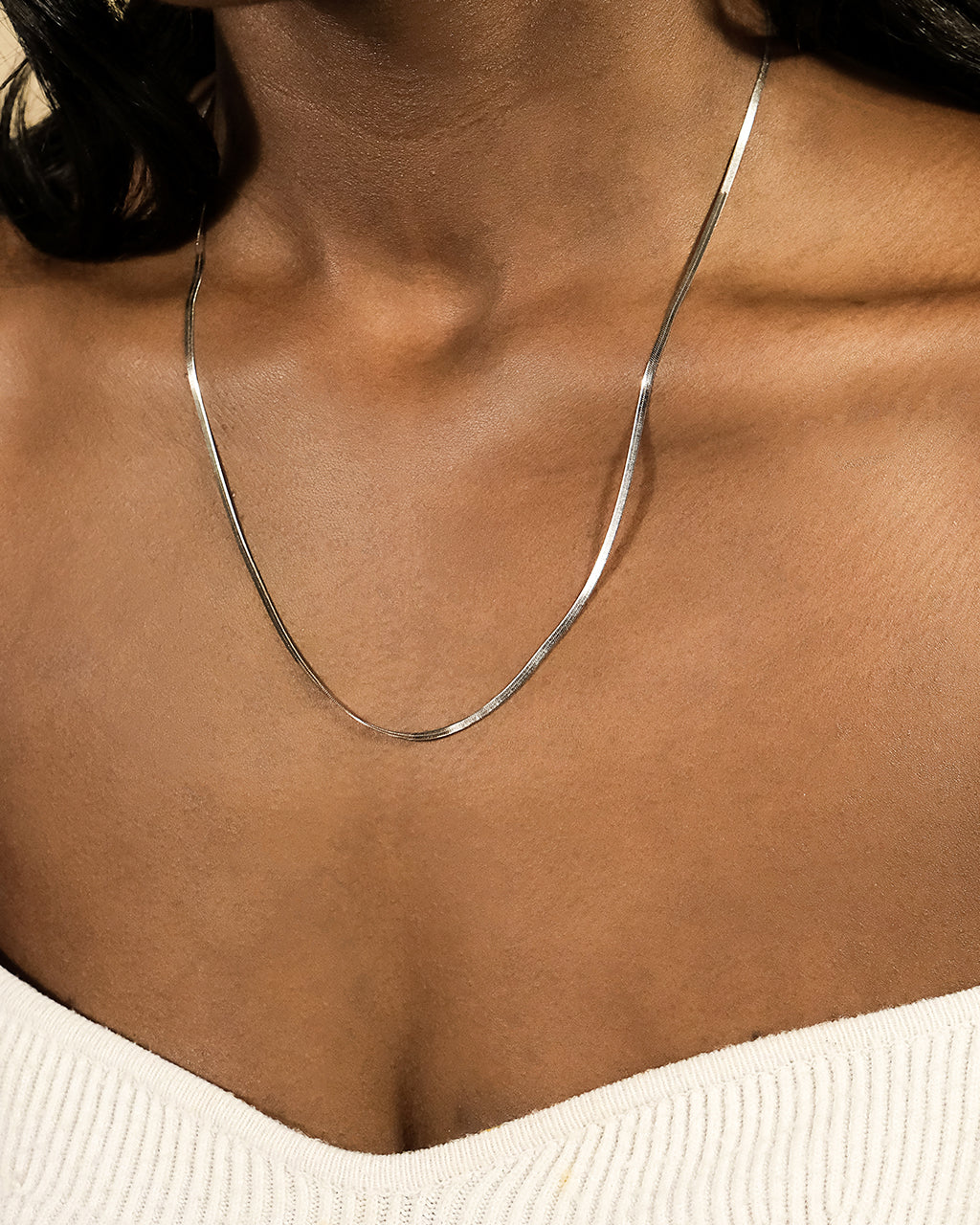 Sterling Silver Herringbone Chain
