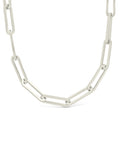 Sterling Silver Paperclip Chain Necklace