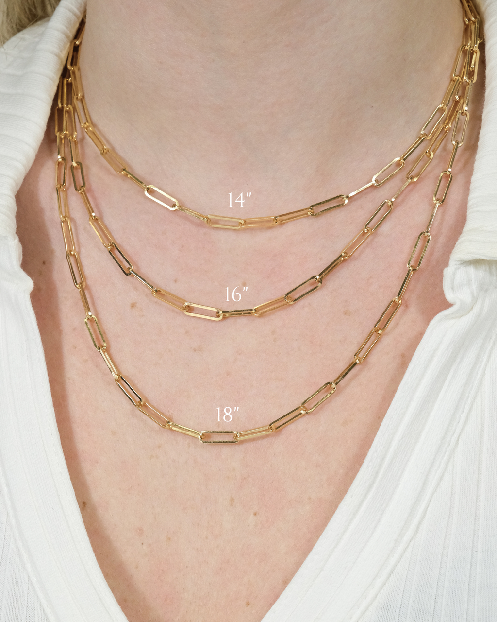 Sterling Silver Paperclip Chain Necklace