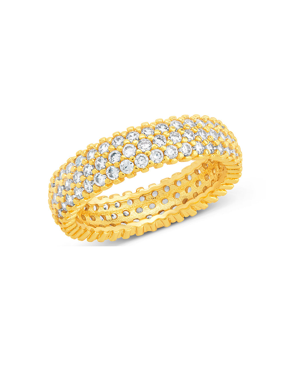 Jolene CZ Rainbow Eternity Ring