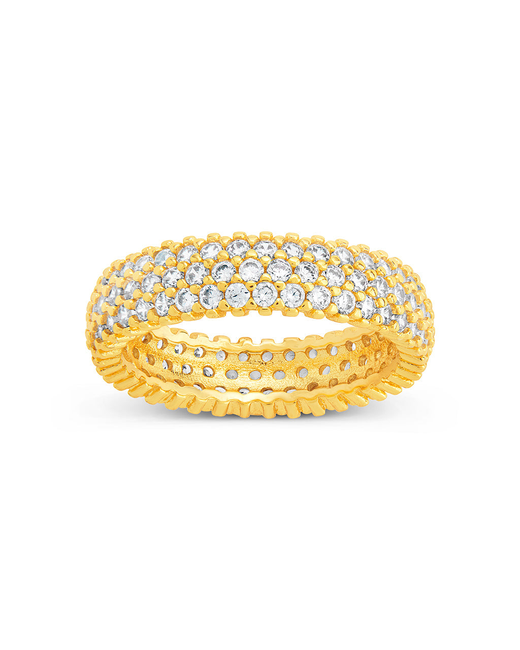 Jolene CZ Rainbow Eternity Ring