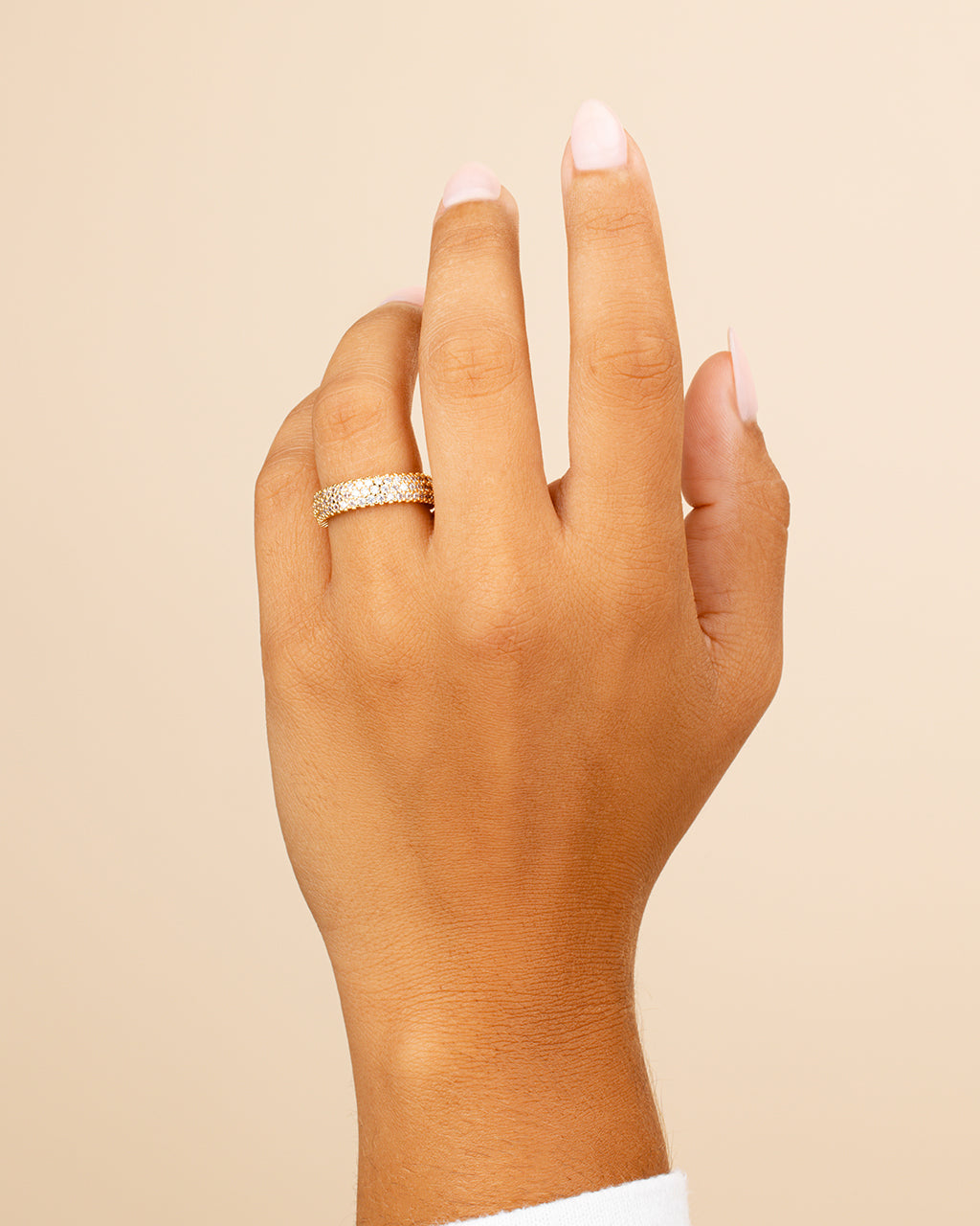 Jolene CZ Rainbow Eternity Ring