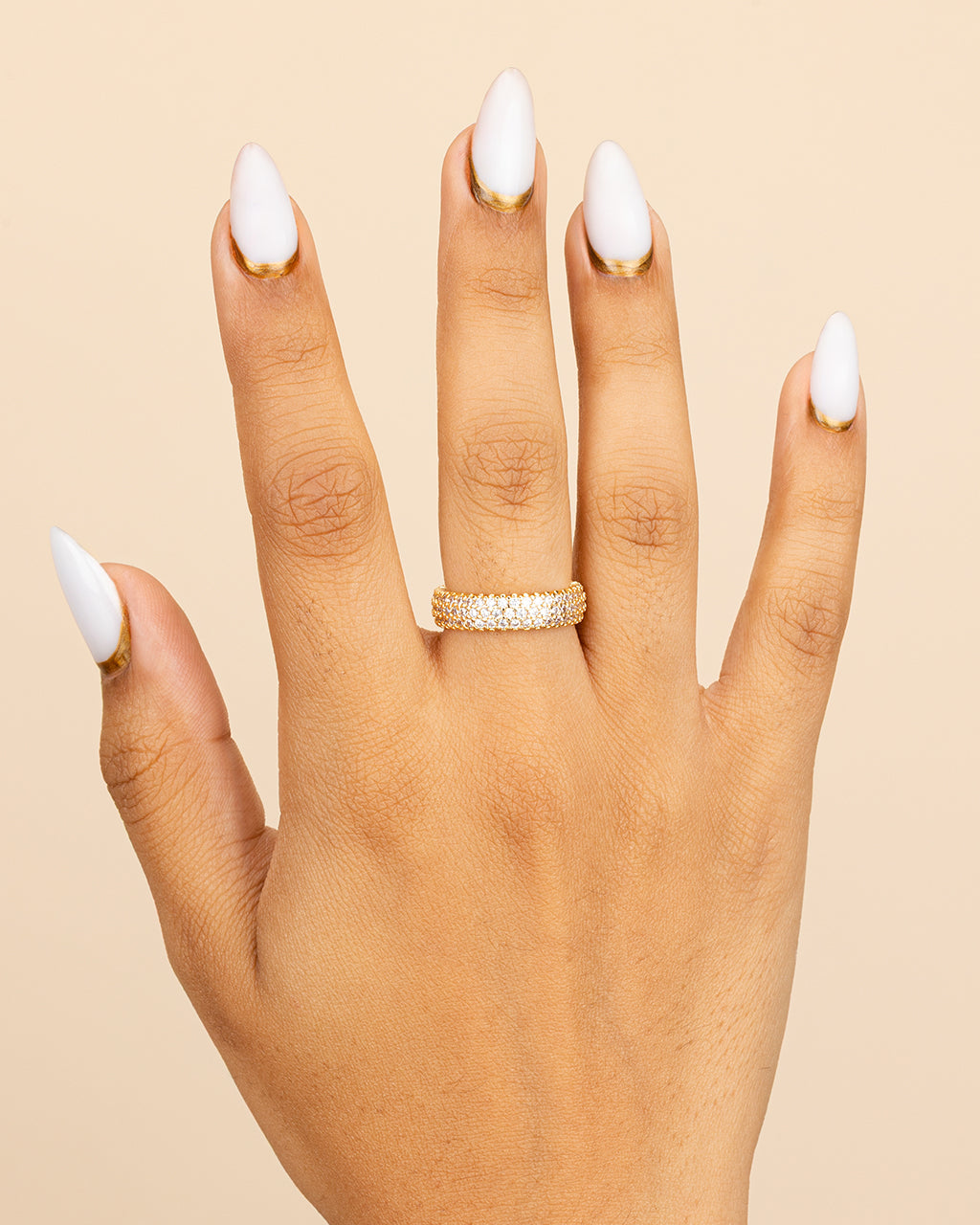 Jolene CZ Rainbow Eternity Ring