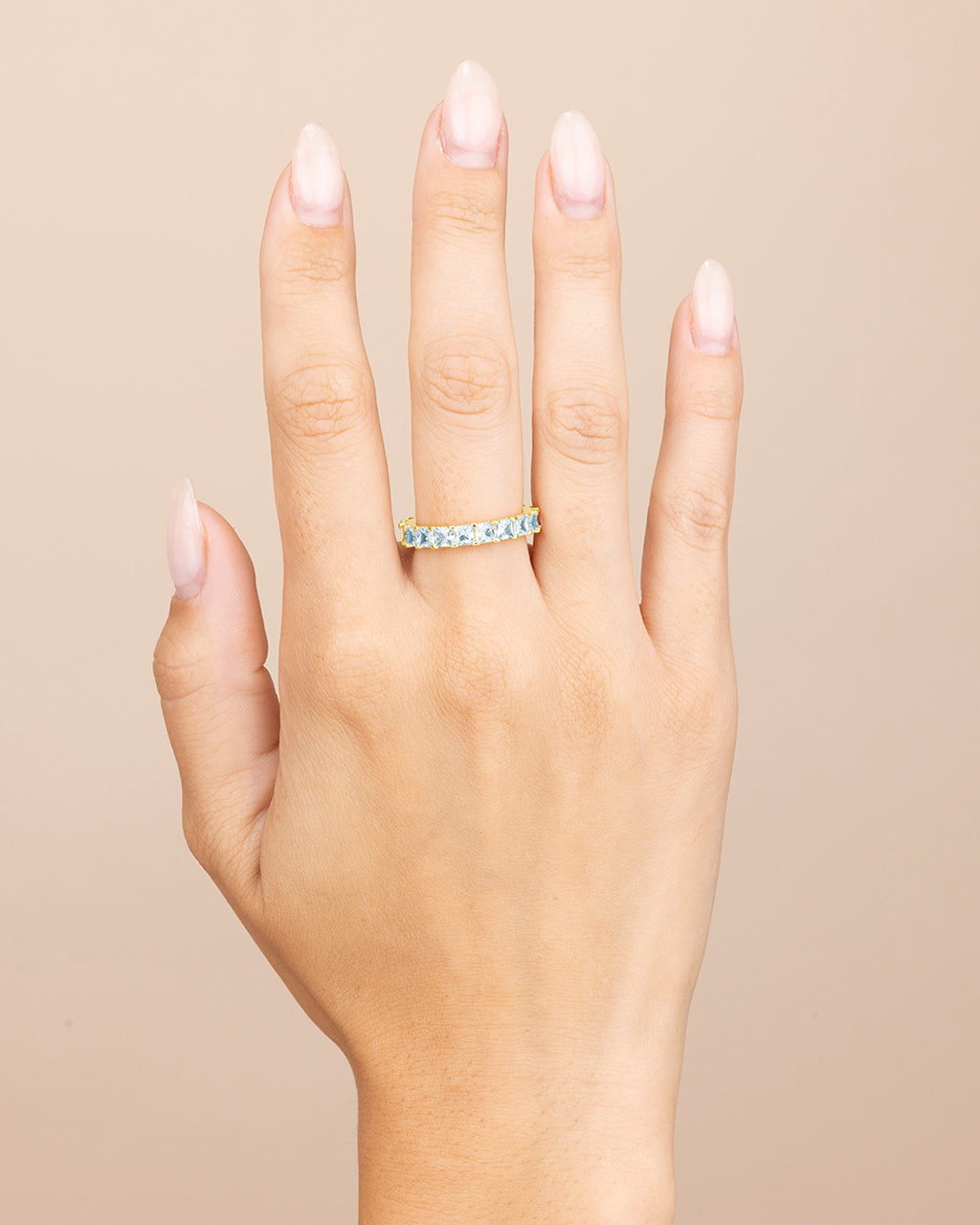 Kylie CZ Eternity Band Ring