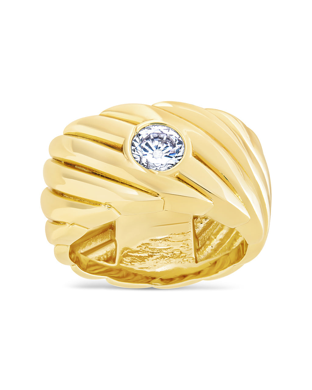 Blythe Woven CZ Ring