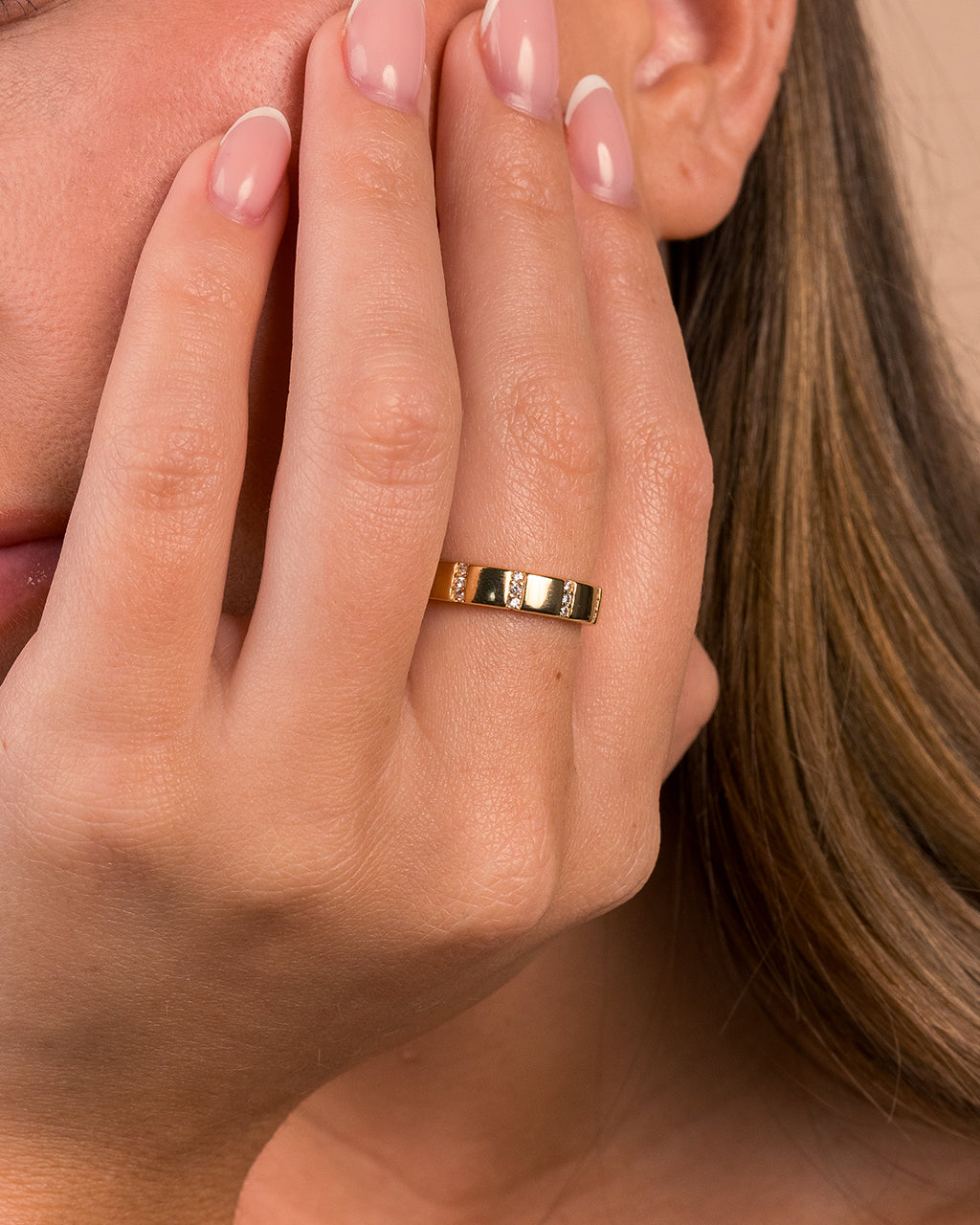 Sterling Silver Bradley CZ Ring