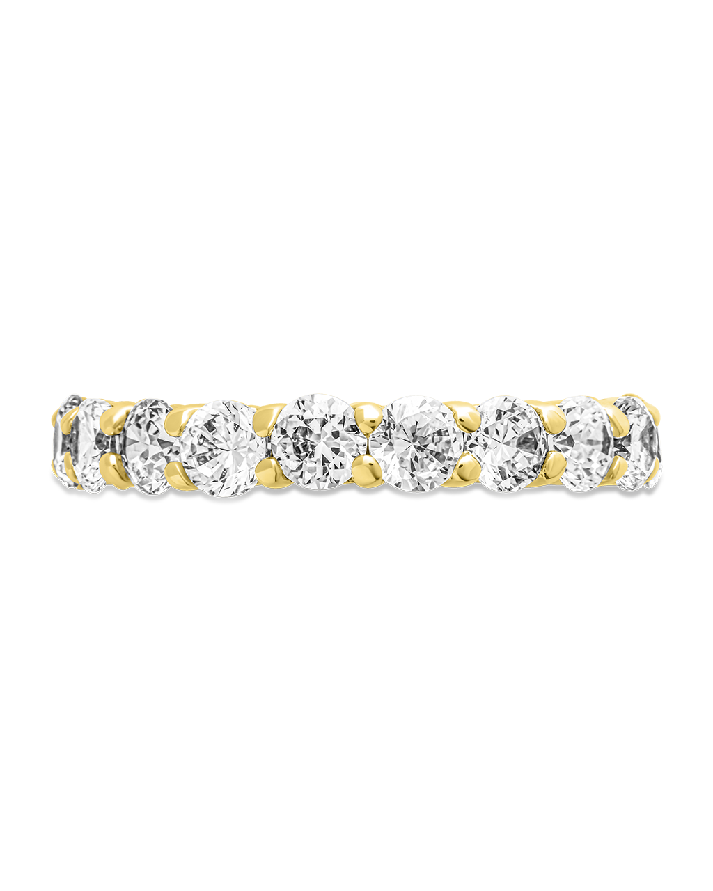 Sterling Silver Gracie CZ Eternity Ring