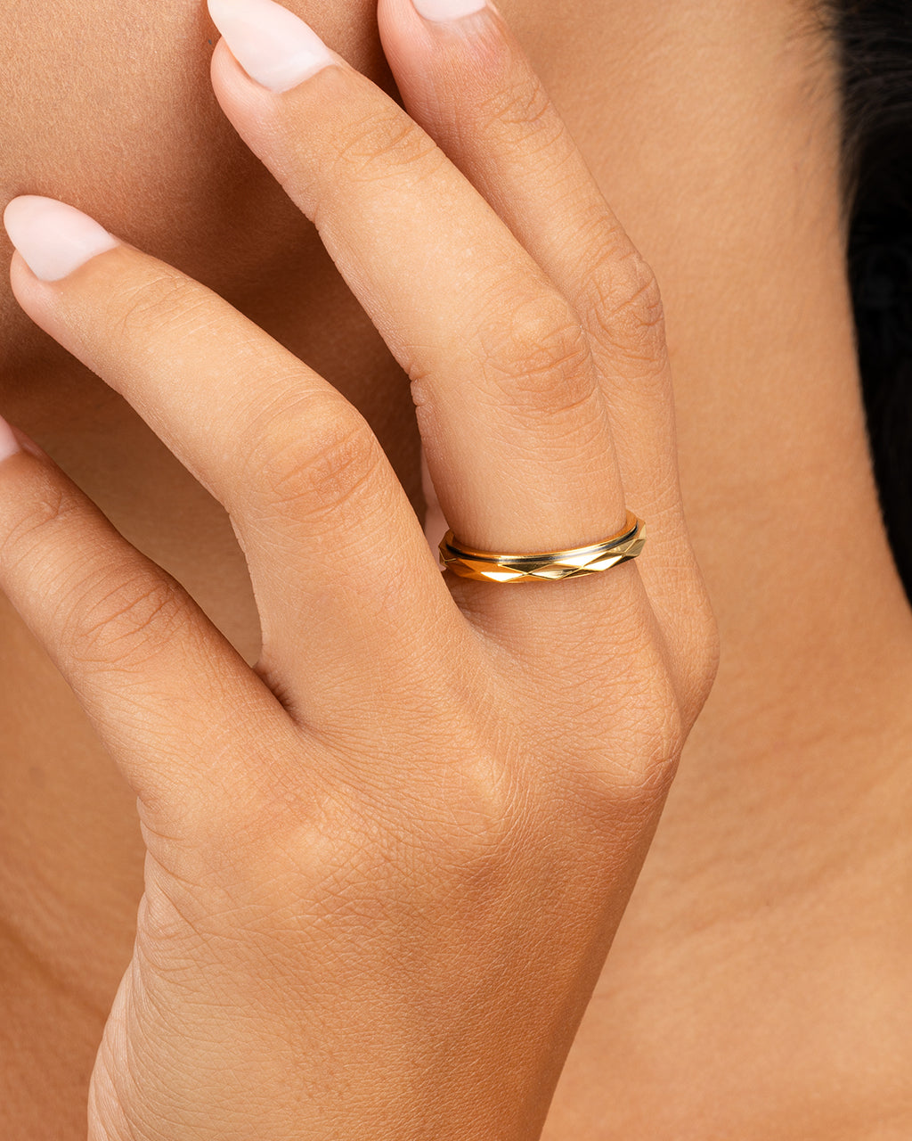 Textured Spinner Ring