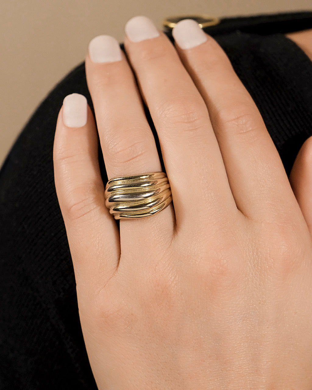 Sterling Silver Skylar Layered Statement Ring
