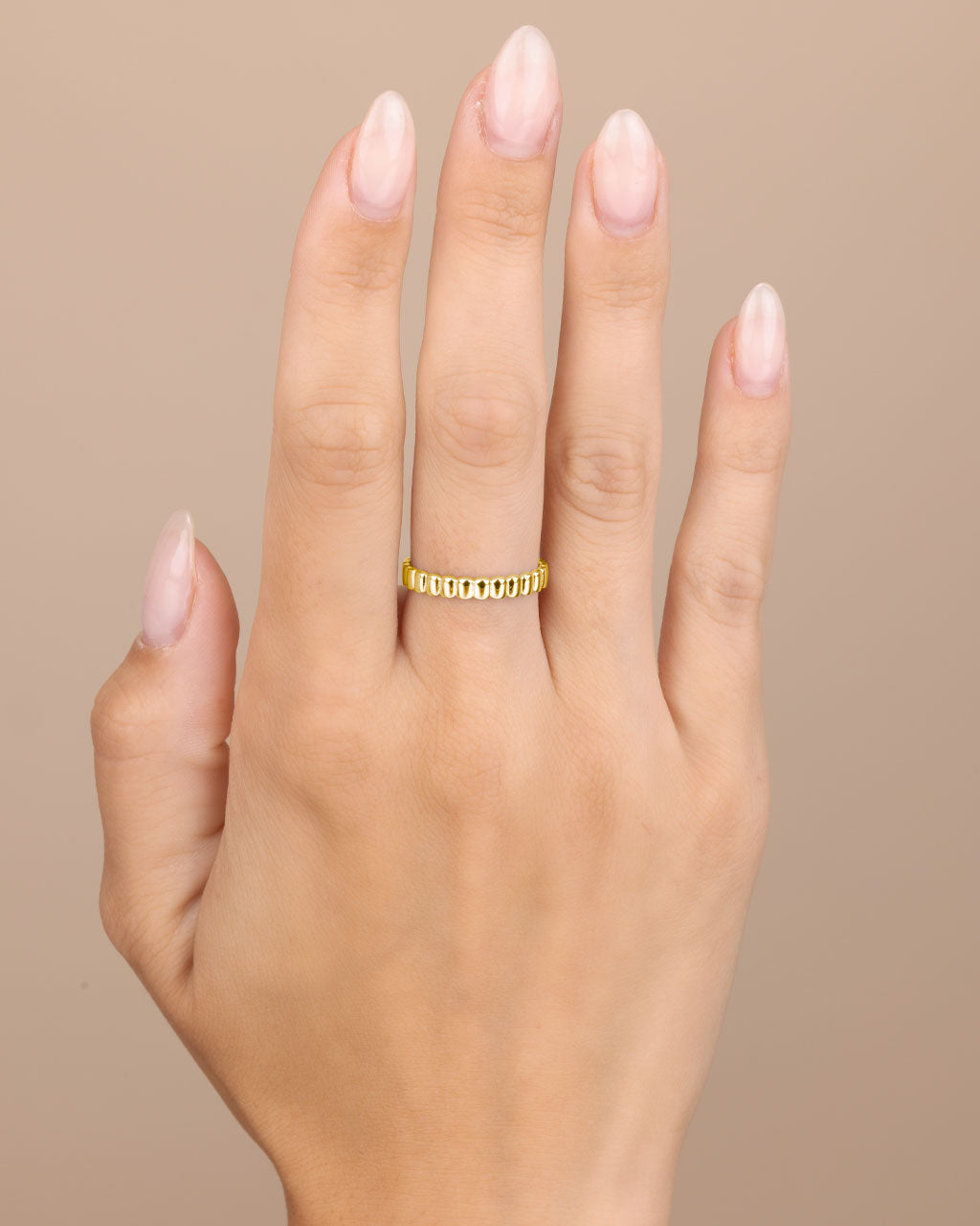 Sterling Silver Stacey Textured Band Ring