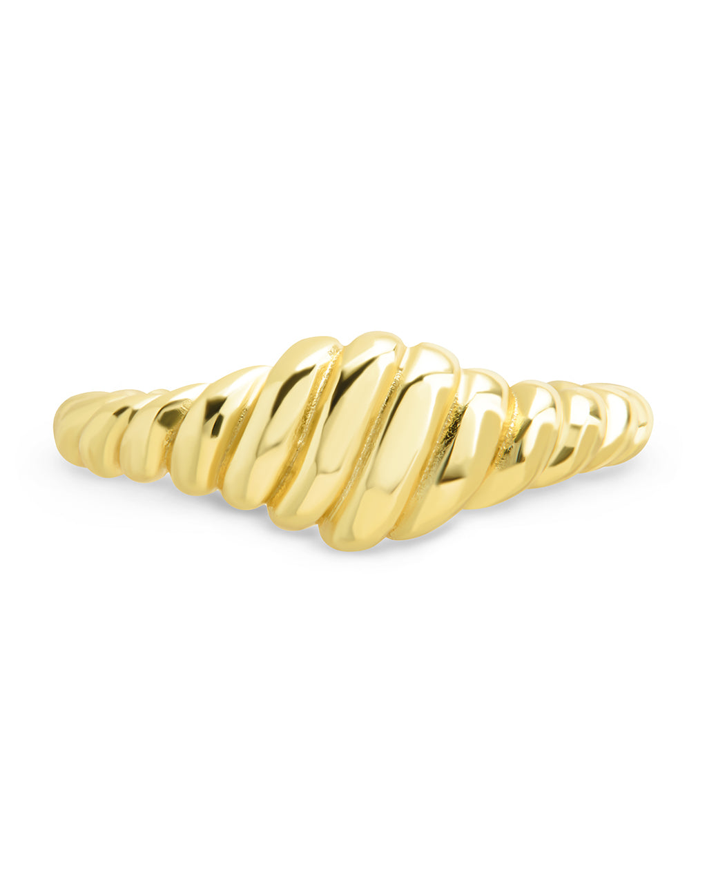 Sterling Silver Paula Ribbed Ring