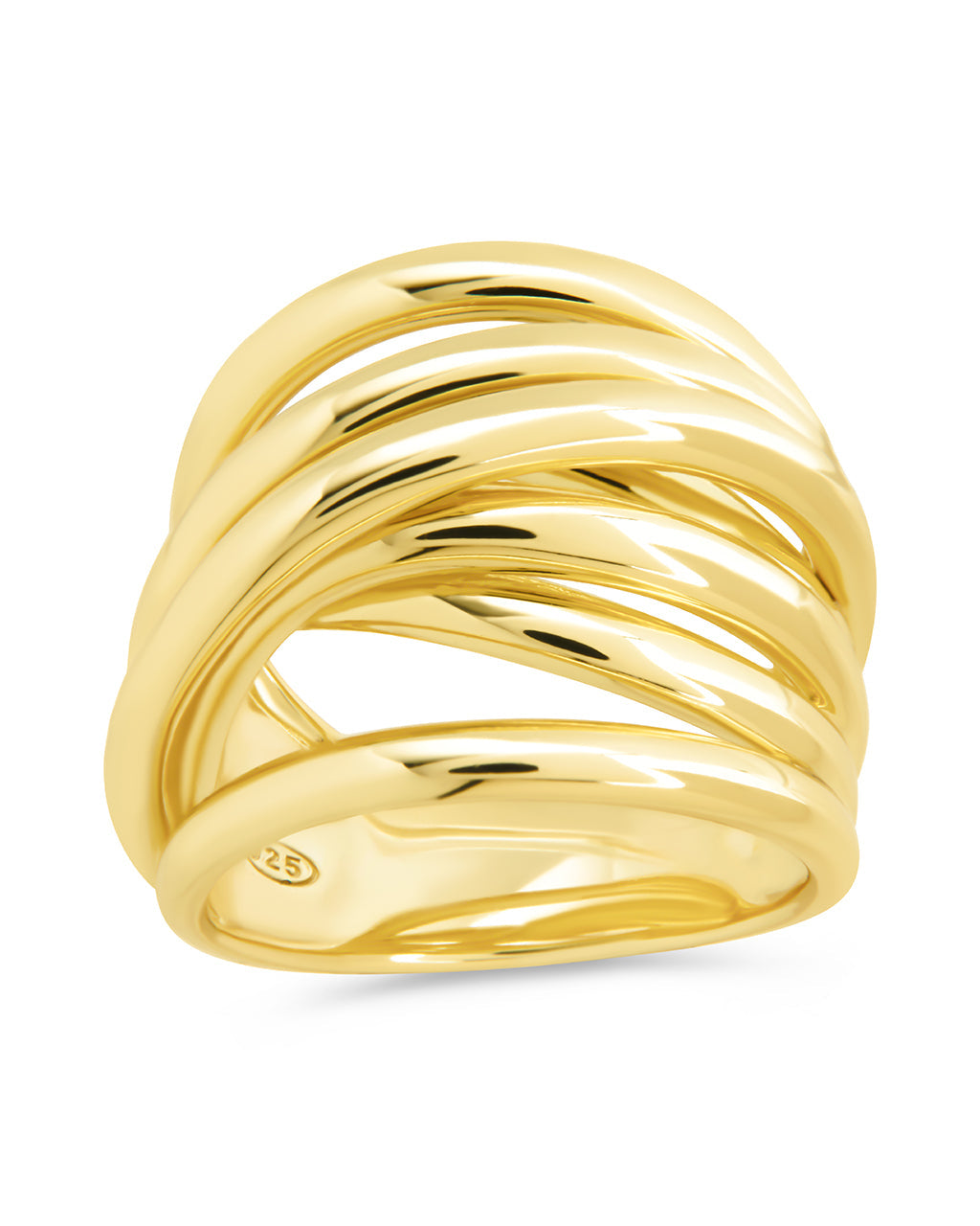 Sterling Silver Rebecca Layered Stacking Ring