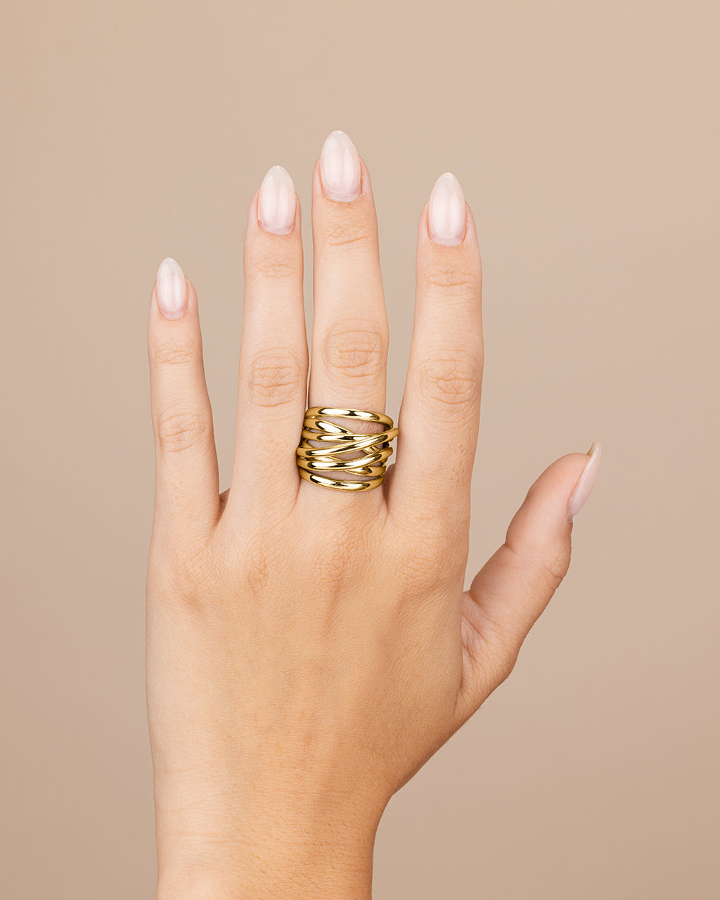 Sterling Silver Rebecca Layered Stacking Ring